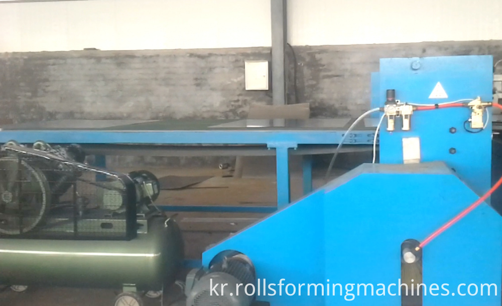 길이 기계로의 절단 전송 표 transmisson table of cut to length machine